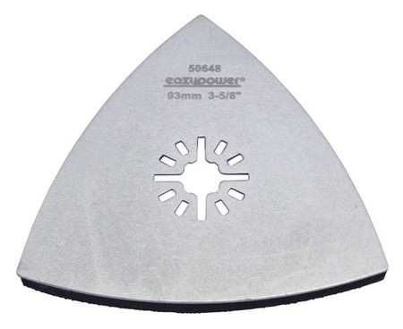 EAZYPOWER Delta Sanding Pad, Steel Alloy, 3-5/8in. 50648