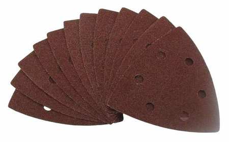 EAZYPOWER Emery Cloth Sanding Pad, 80 Grit, PK12 50610