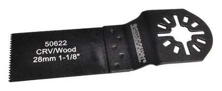 EAZYPOWER Oscillating Wood Blade, CV, 1-1/8in., PK5 50622/BAG5
