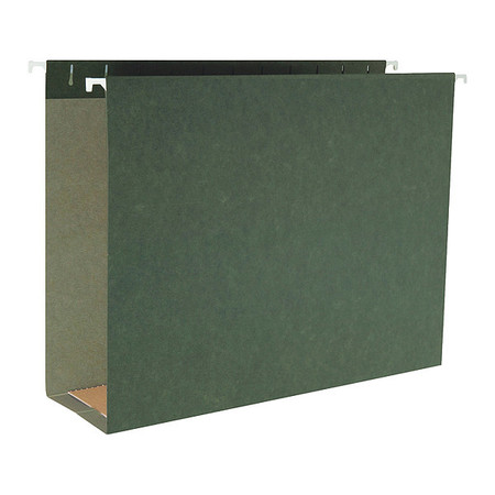 BUSINESS SOURCE Folder, Hang, Bxbtm, 3" Exp, Lgl, PK25 43855