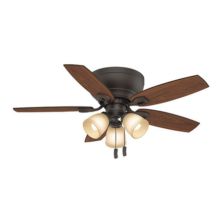 CASABLANCA Decorative Ceiling Fan, 1 Phase, 120 53188