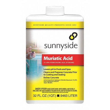 SUNNYSIDE Muriatic Acid, 1 qt. 71032