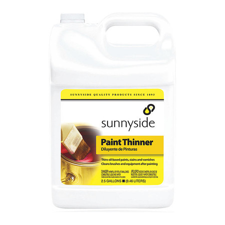 Sunnyside Paint Thinner, Plastic Jug, 2.5 gal. 701G3