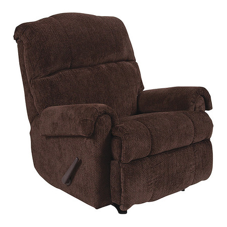 Flash Furniture Recliner, 39" to 64" x 37-3/4", Upholstery Color: Chocolate WA-8700-118-GG