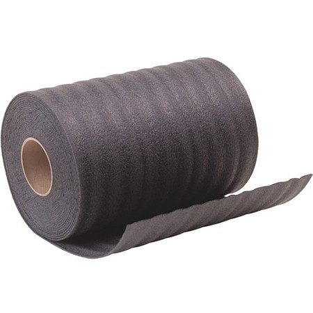 PARTNERS BRAND Perforated Recycled Black Air Foam Roll, 1/8” x 48” x 550’, Black, 1/Each FB1848P