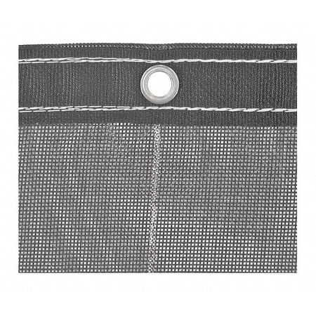 BUYERS PRODUCTS Heavy Duty Black Mesh Tarp 12 x 24 Foot For Roll-Off Container-Manual 3016005