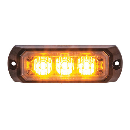 BUYERS PRODUCTS LED Mini Strobe Light, Amber, 3.4" 8891400