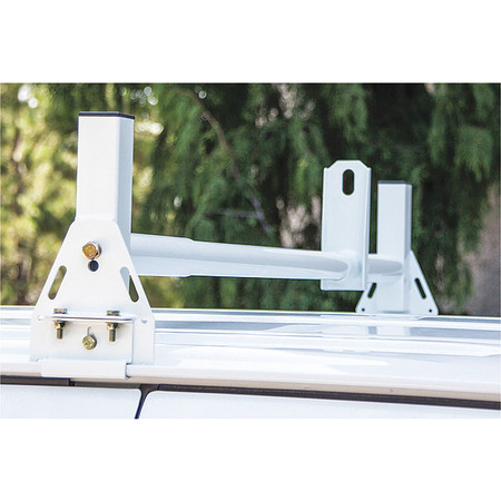Buyers Products Extra White Crossbar for Van Ladder Rack 1501310 1501311