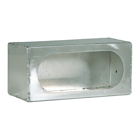 Buyers Products Single Oval Light Box Smooth Aluminum LB383ALSM