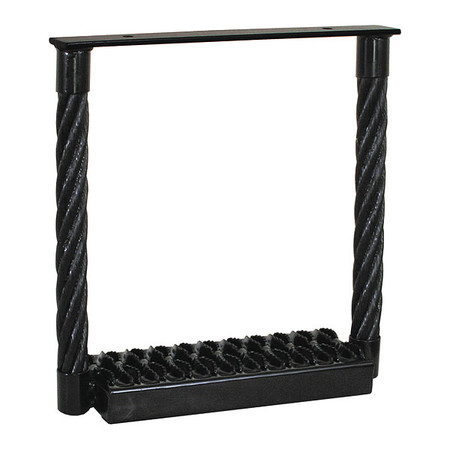 BUYERS PRODUCTS Black Powder Coated Cable Type Truck Step - 15 x 15 x 4.75 Inch Deep 5231515