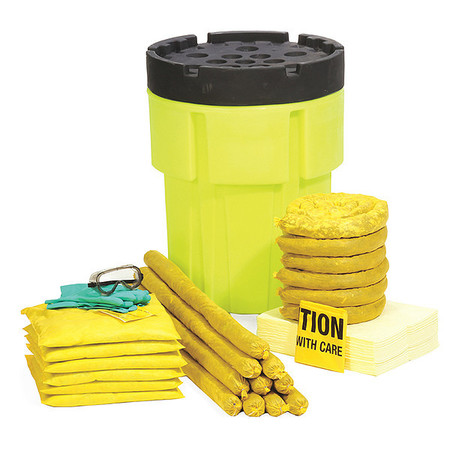 SPILLTECH Biohazard Spill Kit, 43.8 gal., Drum SPKHZ-65-HV