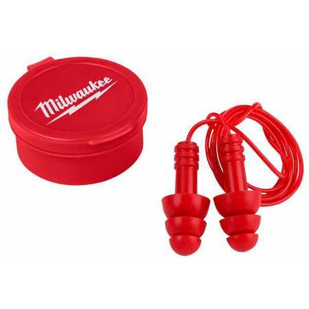 MILWAUKEE TOOL 3PK Reusable Corded Earplugs 48-73-3151