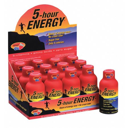 5 HOUR ENERGY Drink, 5 Hour Energy, Berry, PK12 500181