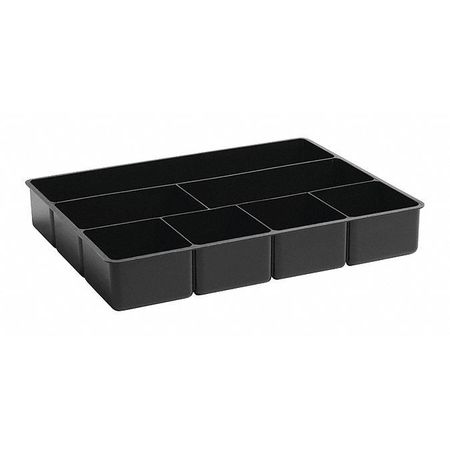 RUBBERMAID COMMERCIAL Drawer, Organizer, 7 Compartments 11906ROS