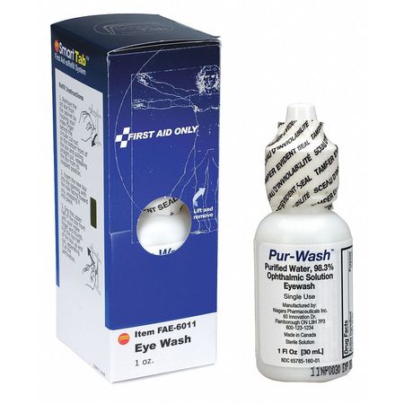 FIRST AID ONLY Eyewash, 1 oz. FAE6011