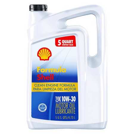 Formula Shell Engine Oil, 10W-30, Formula Shell, Conventional, 5 Qt. 550045249