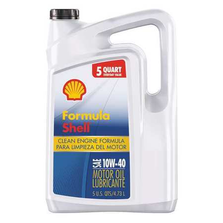 Formula Shell Engine Oil, 10W-40, Formula Shell, Conventional, 5 Qt. 550045248