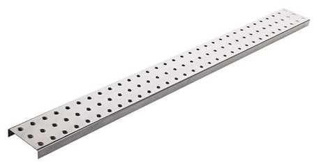 Alligatorboard Pegboard, 3in.Hx32in.W, Metal, Silver, PK2 ALGSTRP3X32SIL