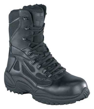 gift Tag telefonen Jeg tror, ​​jeg er syg Reebok Tactical Boots, 7-1/2W, Plain, 8in, Black, PR RB8877 | Zoro