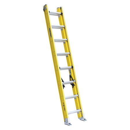 LOUISVILLE 16 ft Fiberglass Extension Ladder, 375 lb Load Capacity FE4216HD