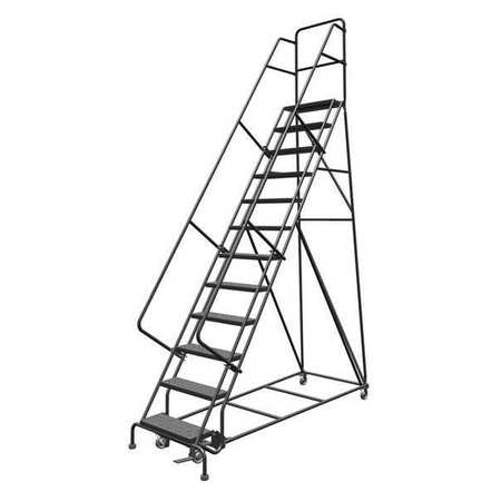 Louisville Gsw2412 1 250 99 Rolling Ladder Steel 89 H Gray Zoro Com