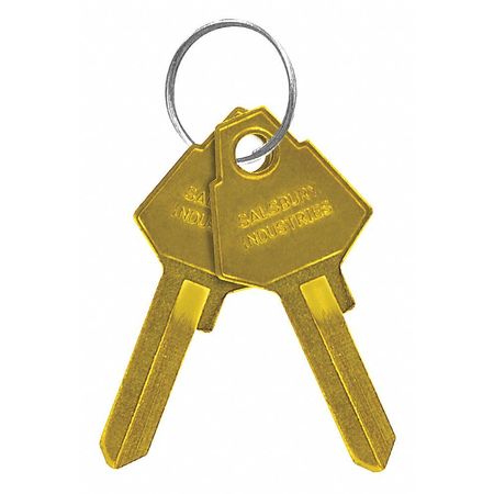 Salsbury Industries Brass Mailboxes Key Blank, Pins 5, PK50 2099