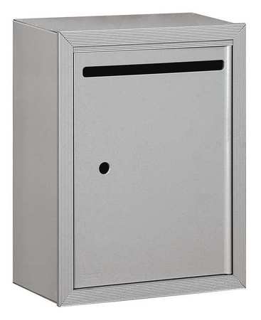 SALSBURY INDUSTRIES Letter Box, Aluminum, Powder Coated, 1 Doors, Surface, Standard 2240AU