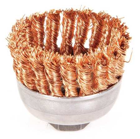 Weiler Single Row Knot Wire Cup Wire Brush, 2-3/4" 93810