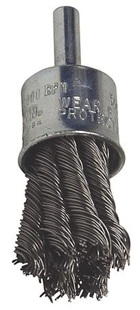 Osborn Knot Wire End Brush, 1" dia., CS, 2-3/4" L 0003001800