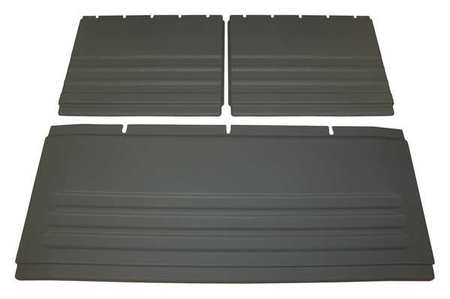 RUBBERMAID COMMERCIAL Back Panel, Side Panel Kit FG4093L1BLA