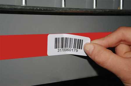 THE KENNEDY GROUP Label Holder, Red, 100 ft., 4 in. H PRX-32