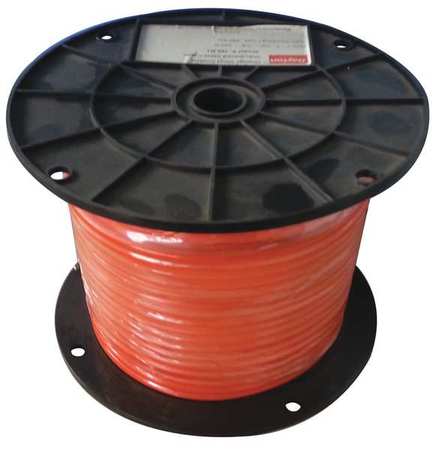 DAYTON Cable, 3/16 in., 500 ft, 7 x 7, Orange Vinyl 33RG46