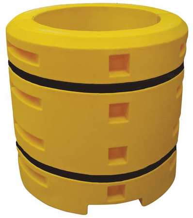 SENTRY Column Protector, Yellow, 24inW, LLDPE CS2442-9R