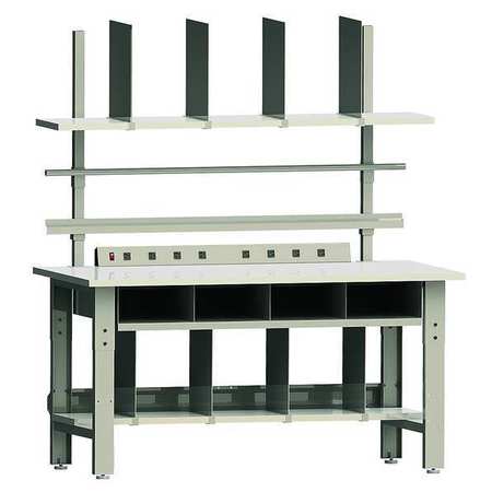 BENCHPRO Prem Packagng Bnch Set, 72inWx36inD, Maple RWPACK3672