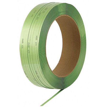 ZORO SELECT Plastic Strapping, 4000 ft. L, 35 mil 33RZ19