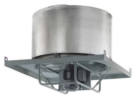 AMERICRAFT FAN Direct, 24in, Roof, Exh, 7425 CFM, 3PH, 1HP, XP AM-24-1-3-EXP