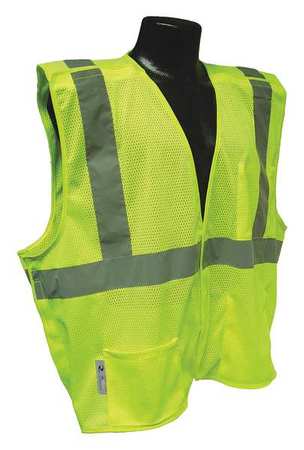 RADIANS 3XL High Visibility Vest, Silver SV4GM3X