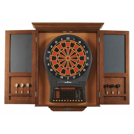 Brunswick Billiards Dartboard Cabinet, Wood, Electronic, Poplar 51870575004