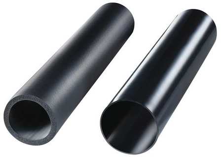 Vinylguard Conveyor Roller Cover, PVC, Blk, 60 in. L 31-CVC-1900B