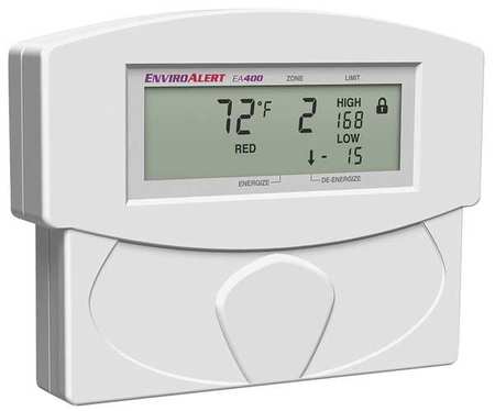 WINLAND ELECTRONICS Temperature Alarm, -30 to 120 deg. F EA400-24