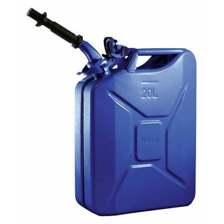 Wavian 5.3 gal Blue Cold Rolled Steel Gas Can Gasoline 2238C
