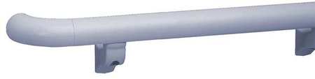 PAWLING Handrail, Silver Gray, 3-9/16 in. H, 6 lb. BR-1200P-12-210