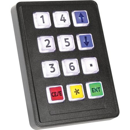 STORM INTERFACE Illuminated Keypad, 12 Key, IP65 720 GFXI 12 KEY