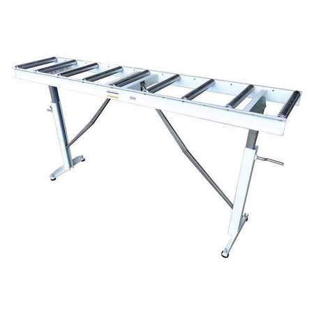 Zoro Select Conveyor Table, Roller Spacing 8 In. 33VE05