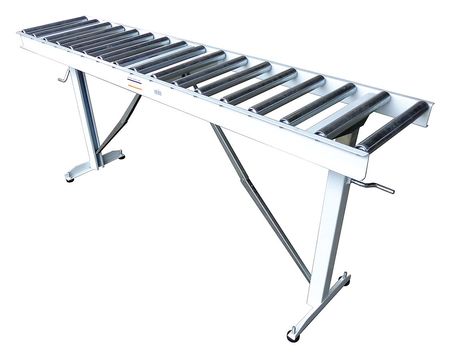Zoro Select Conveyor Table, 13In. Between Frame 33VE06