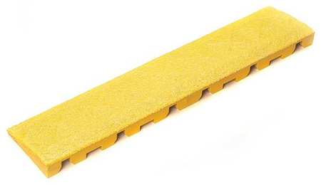 ERGO ADVANTAGE SAFE-FLEX Ramp Edge, PVC, 18 in Long x 4 in Wide, 1 in Thick, 10 PK AG3-Y