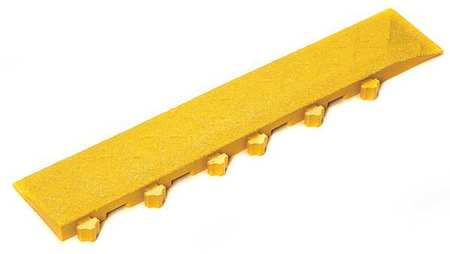 ERGO ADVANTAGE SAFE-FLEX Ramp Edge with Corner, PVC, 22 in Long x 4 in Wide, 1 in Thick, 2 PK AG6-Y