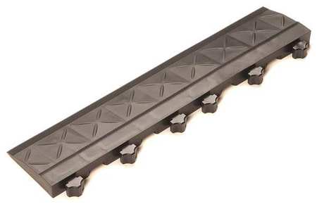 ERGO ADVANTAGE SAFE-FLEX Ramp Edge, PVC, 18 in Long x 4 in Wide, 1 in Thick, 10 PK A4-B
