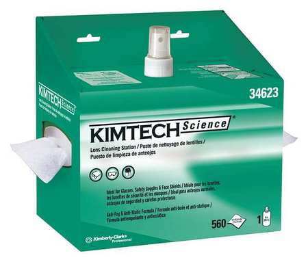 Kimberly-Clark Sci Len Clean Stat Deli AntiStat/Fog NoSilicon 560 Wip 8Oz 34623