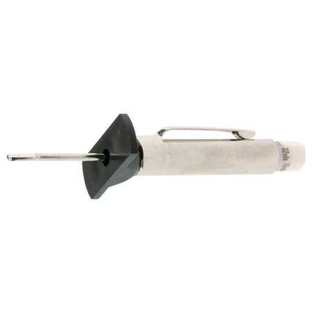 Haltec Tread Depth Gauge, Pencil, 1/32 in Tread Dp Calibration Increments, Brass, Pocket Clip GA-190